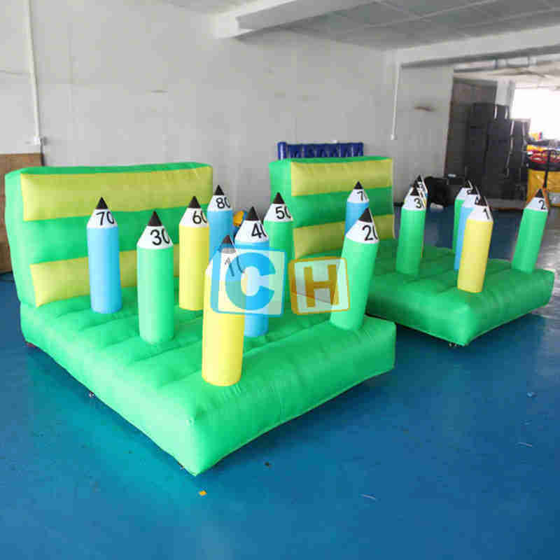 Inflatable Pencil Ring Toss Game