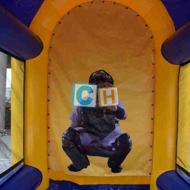 Inflatable  Baseball Bear Game