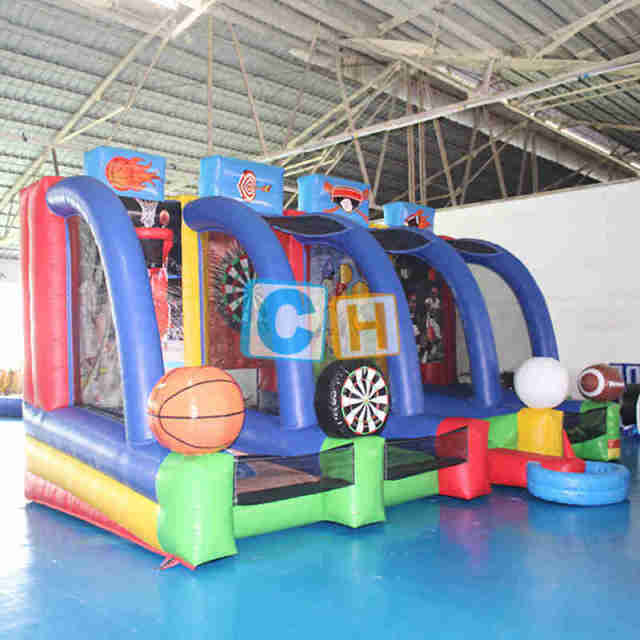 Inflatable Four-in-one Shoot Games