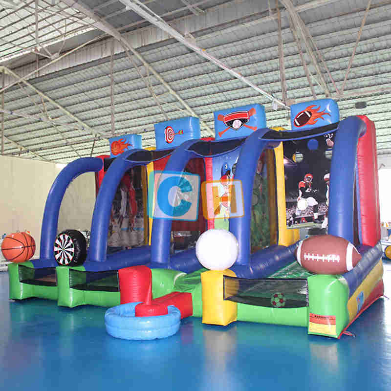 Inflatable Four-in-one Shoot Games