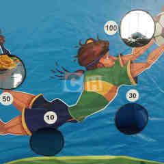 Inflatable Football Goal Game