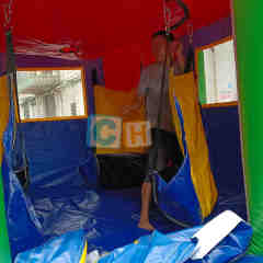 Inflatable Rocket Lift Game