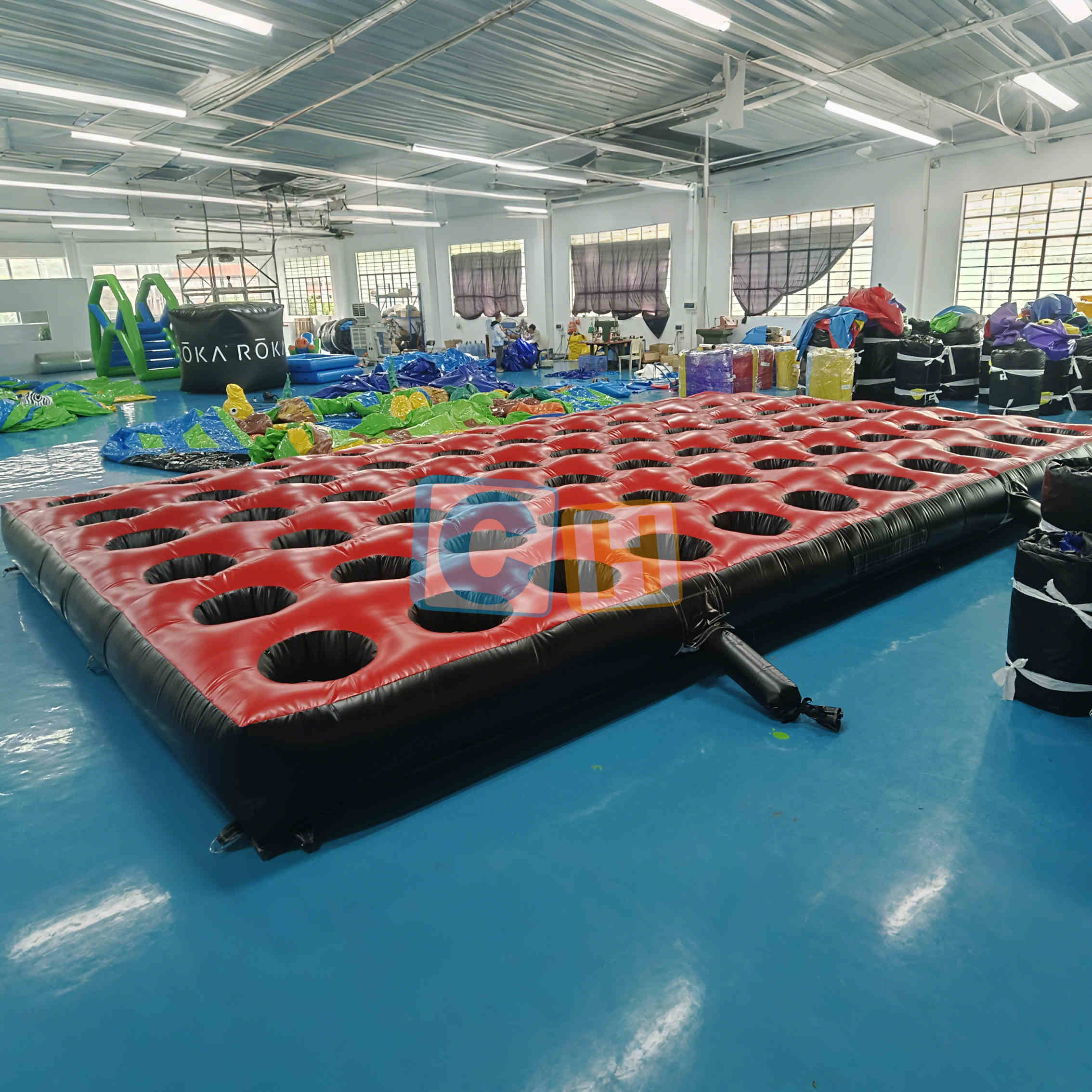 Inflatable Hollowed-out Game Mat