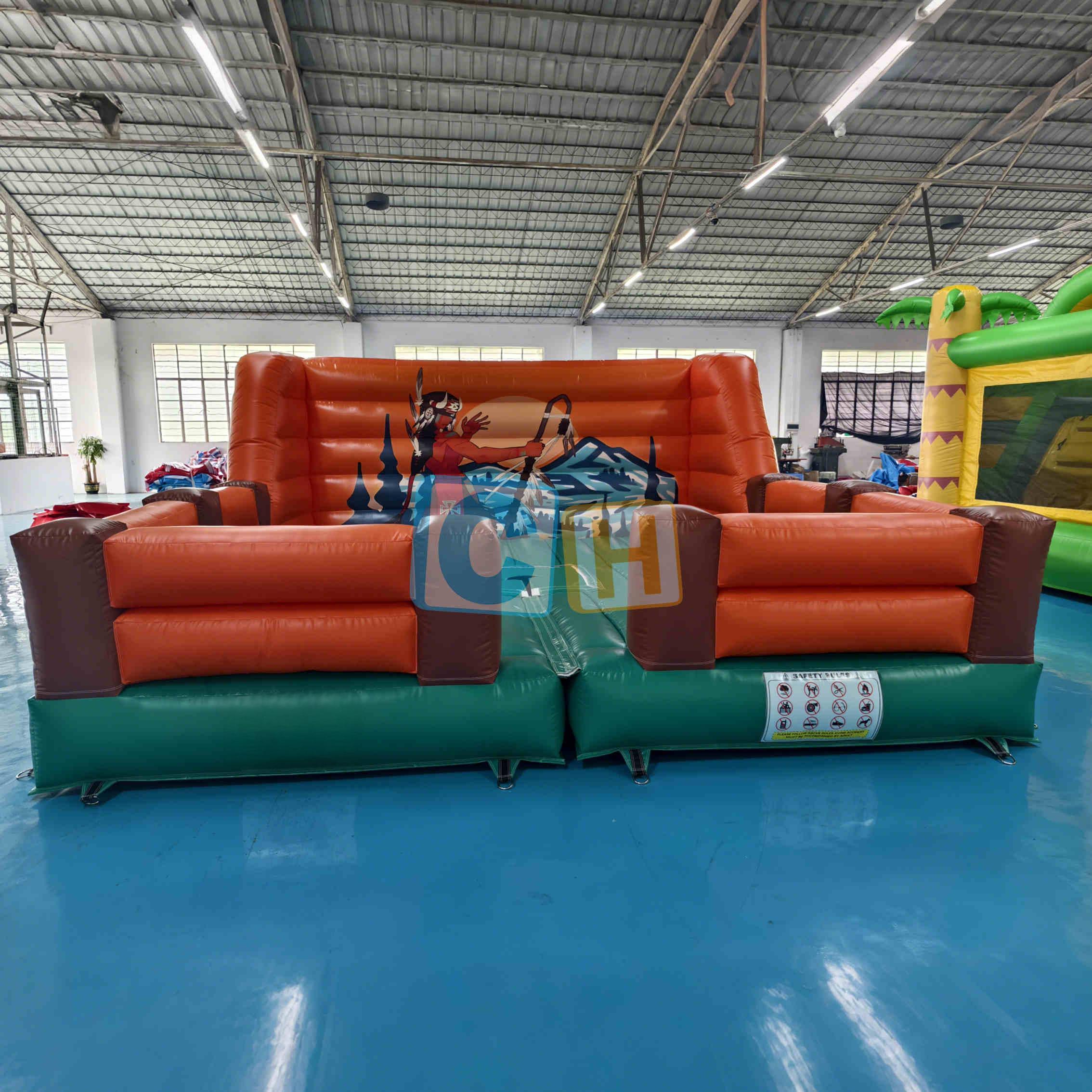 Inflatable Cartoon Indian Bullfighting Game Mat