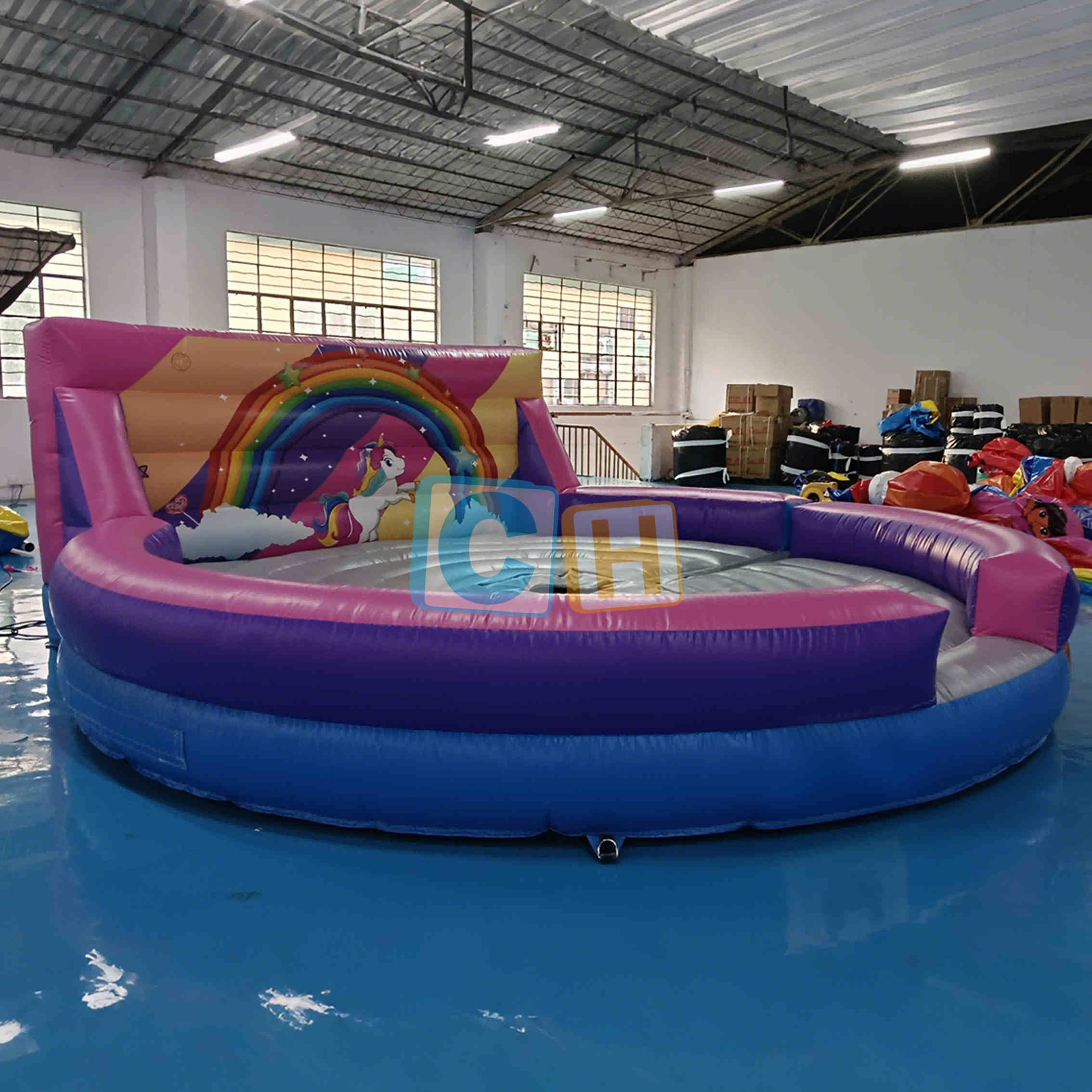 Rainbow Unicorn Inflatable Pad
