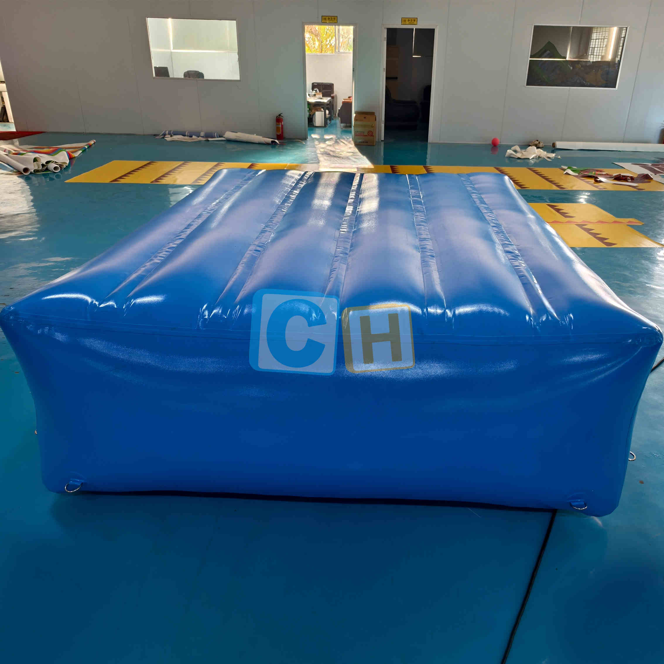Inflatable Blue Soft Cushion