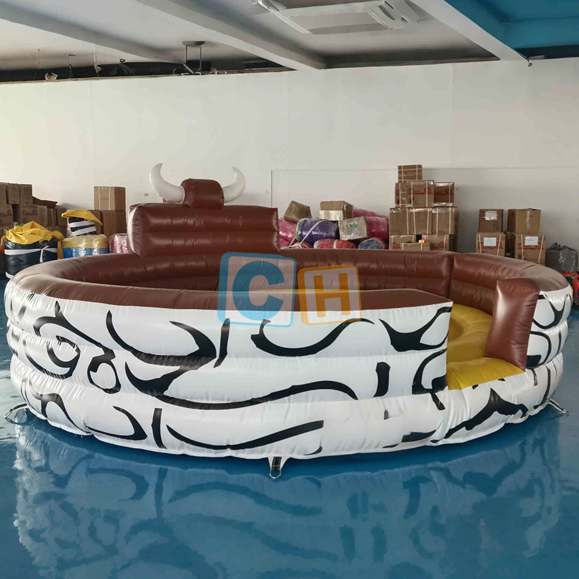 Inflatable Redeo Bull Game Cushion
