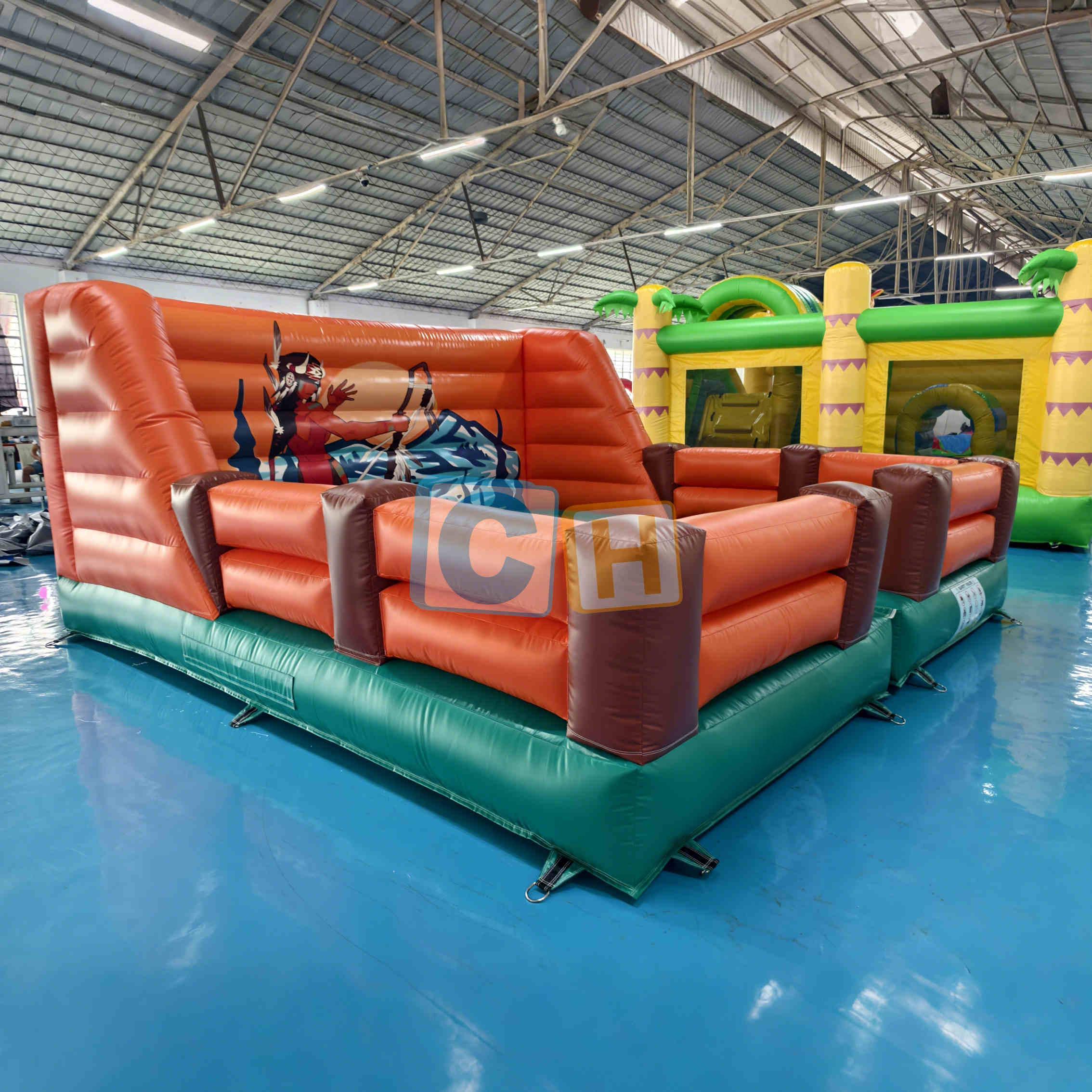 Inflatable Cartoon Indian Bullfighting Game Mat