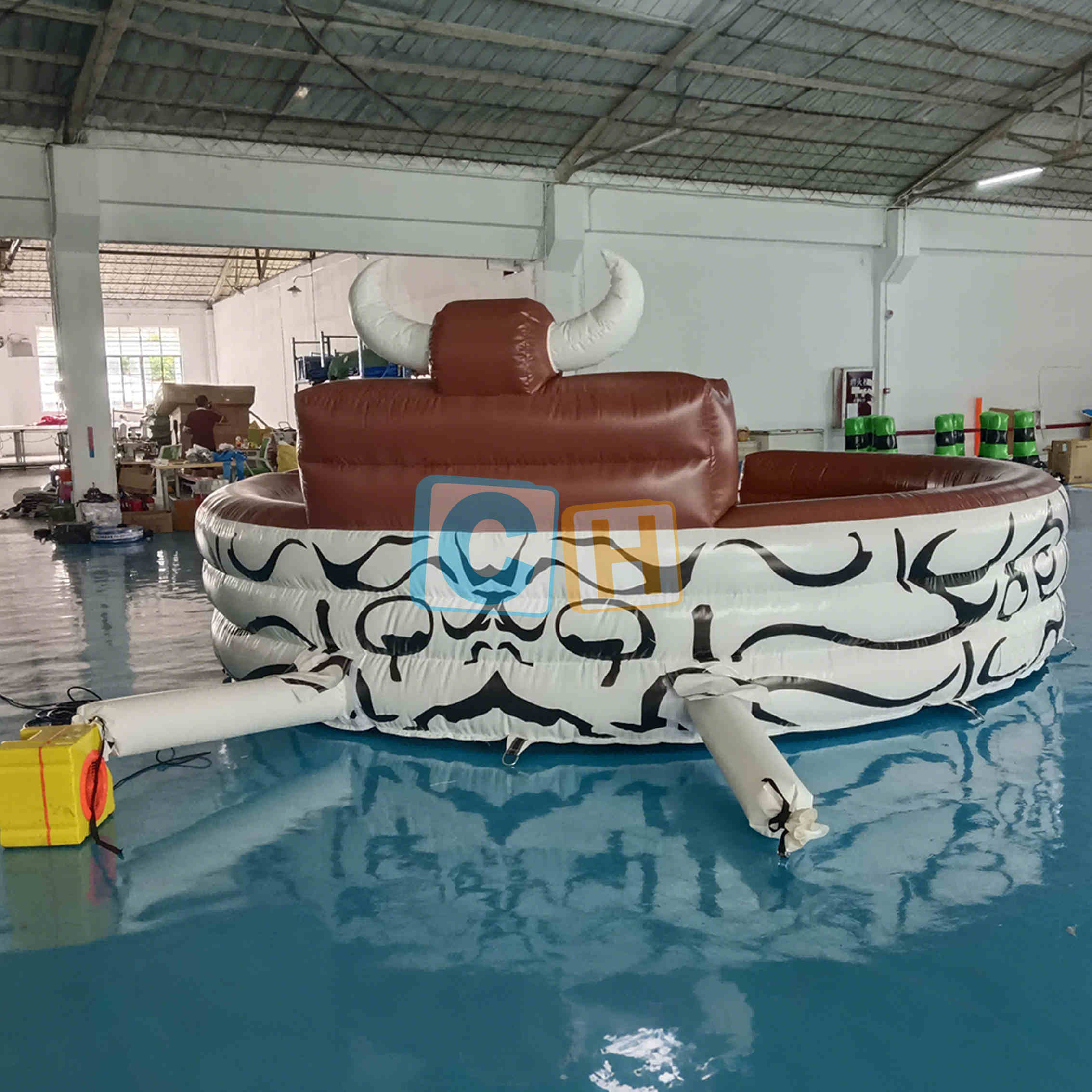 Inflatable Redeo Bull Game Cushion