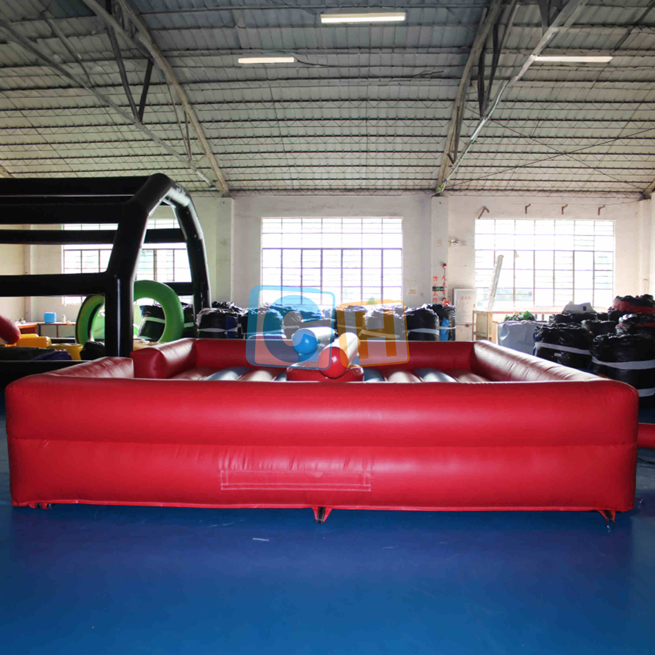 Inflatable Fighting Game with Mat