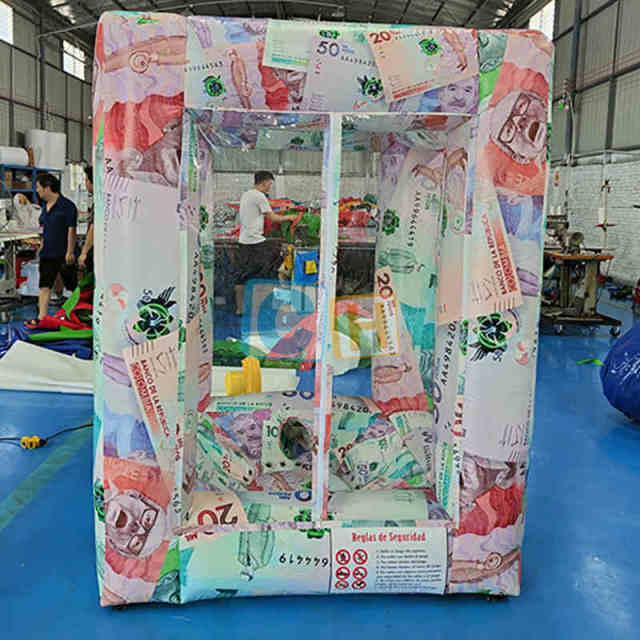 Inflatable Cash Grabbing Machine Game