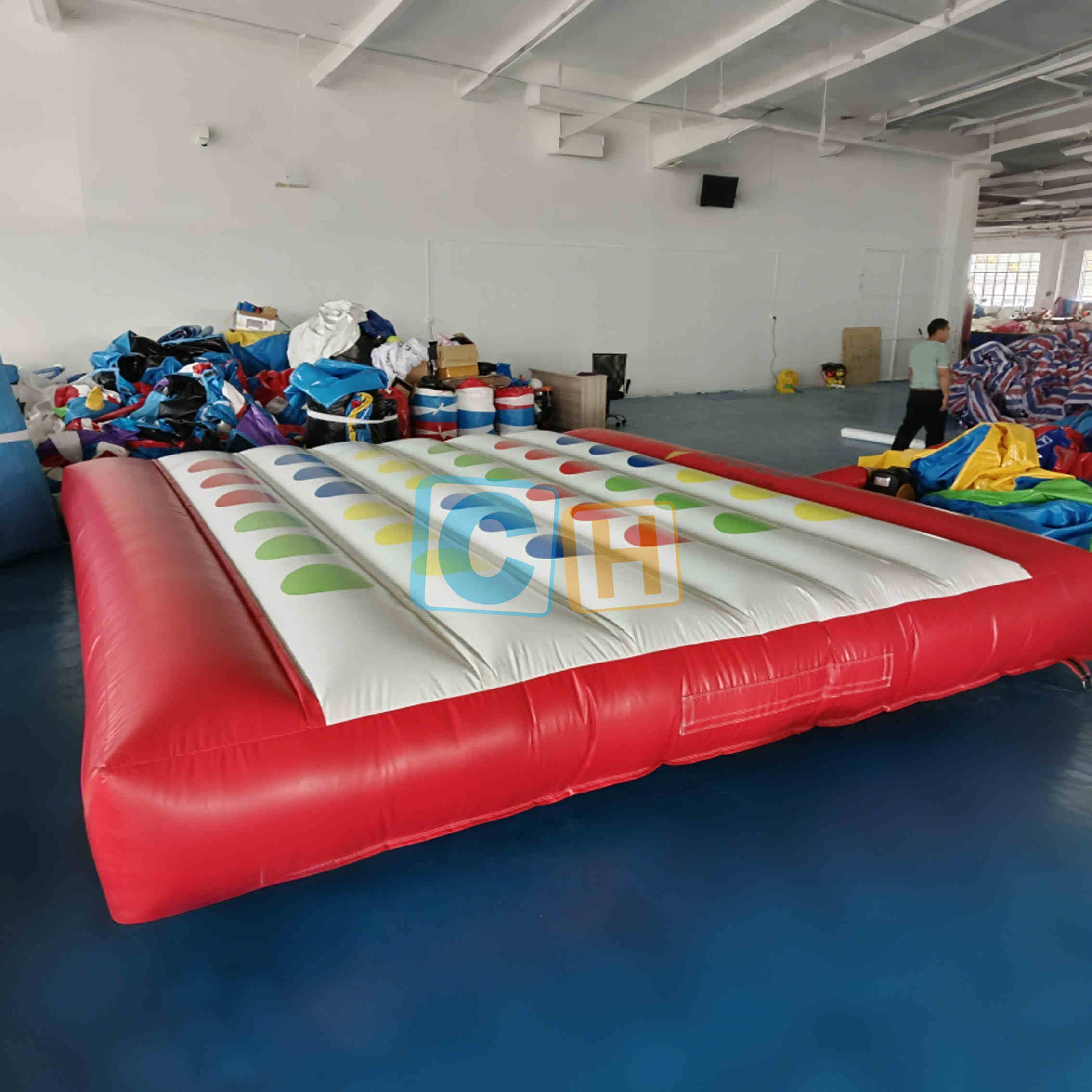 Inflatable Colored Polka Dot Soft Pad