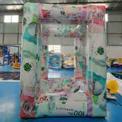 Inflatable Cash Grabbing Machine Game