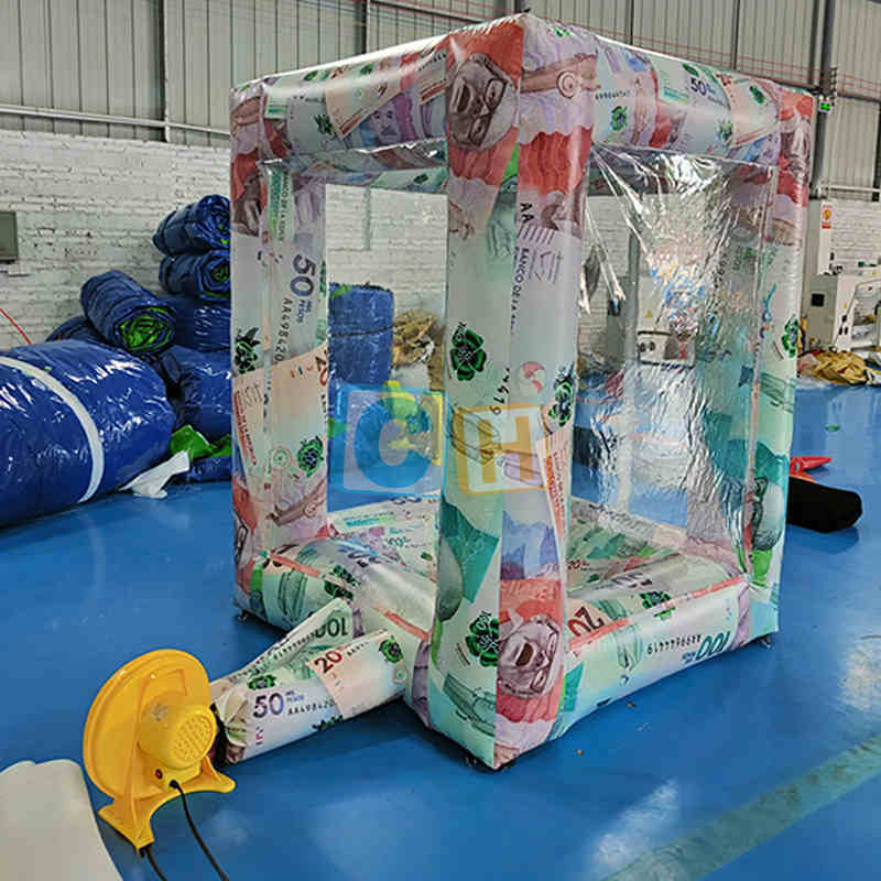 Inflatable Cash Grabbing Machine Game