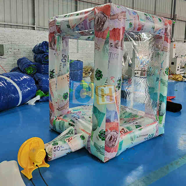 Inflatable Cash Grabbing Machine Game