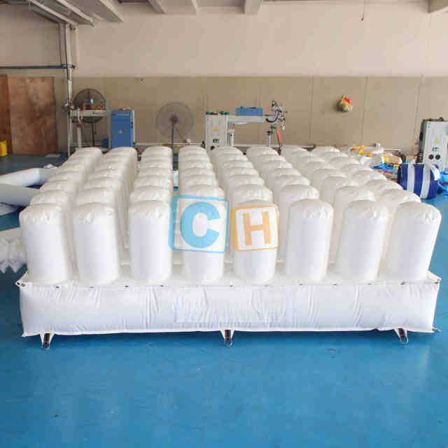 Inflatable White Game Protective Pad