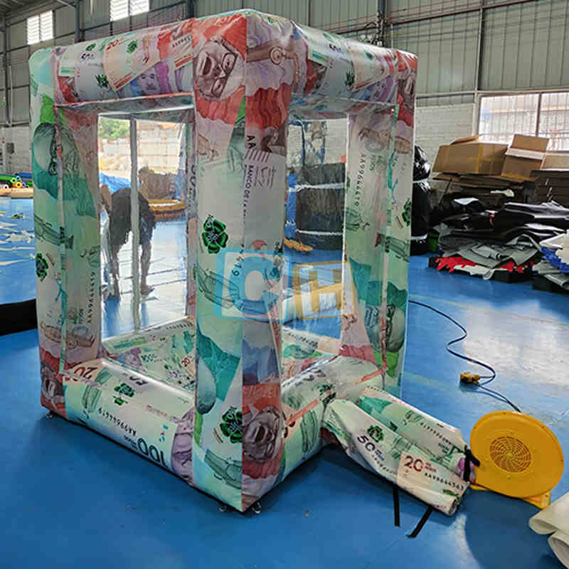 Inflatable Cash Grabbing Machine Game