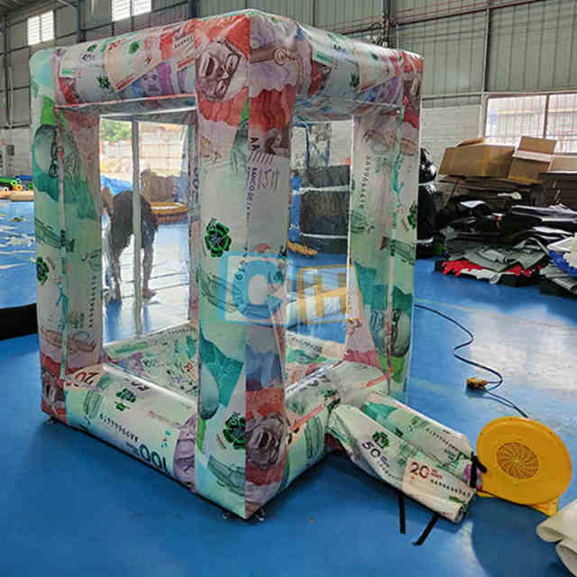 Inflatable Cash Grabbing Machine Game