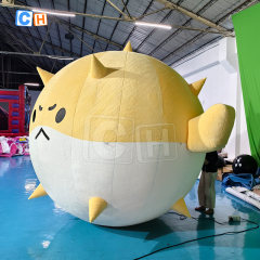 Inflatable Plush Pufferfish Mascot Model