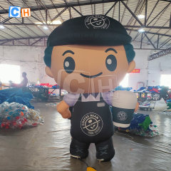 Giant Inflatable Coffee Store Mascot