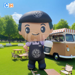 Giant Inflatable Coffee Store Mascot