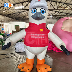 Inflatable Bird Man Walking Mascot for Event Advertising