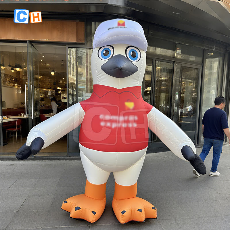 Inflatable Bird Man Walking Mascot for Event Advertising