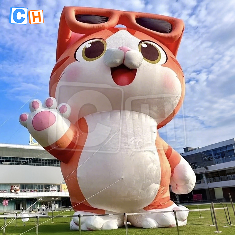 Big Inflatable Cat Cartoon Decoration