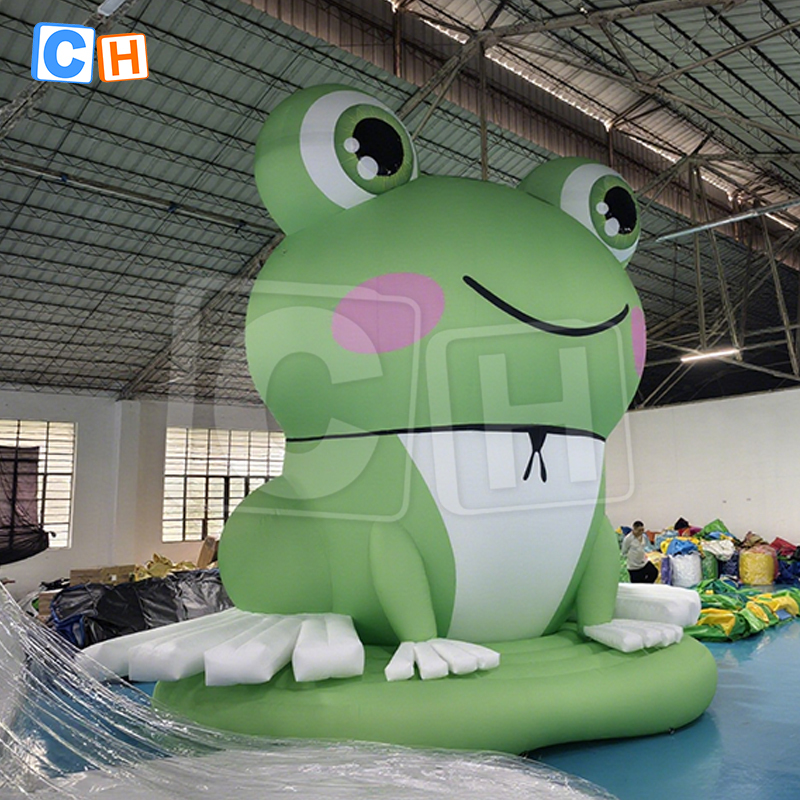 Giant 5m Inflatable Frog Animal Cartoon for Decoration