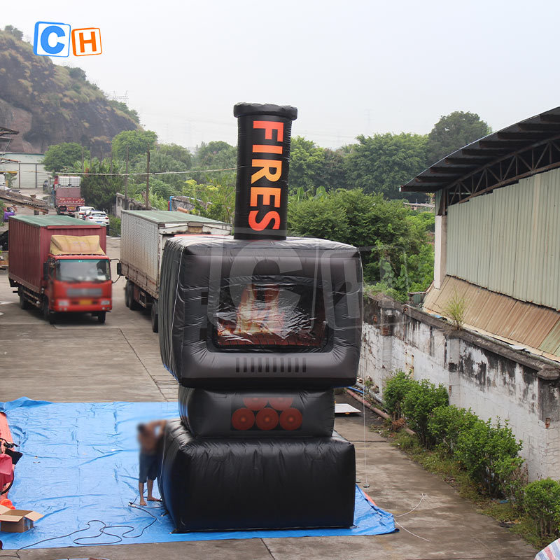 7m Inflatable fireplace Balloon Advertising