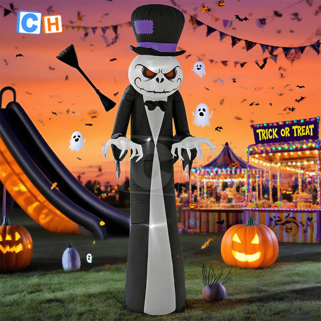 Inflatable Demon Skeleton for Halloween Bar Decoration