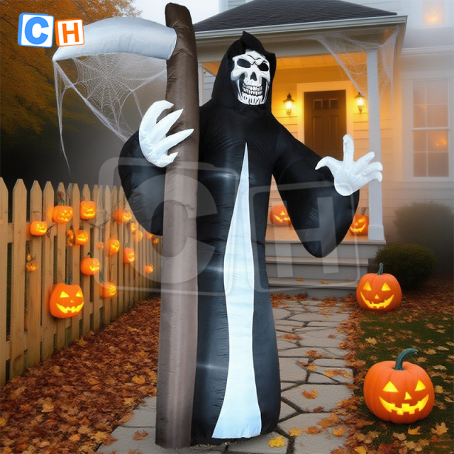 Halloween Inflatable Grim Reaper Decoration
