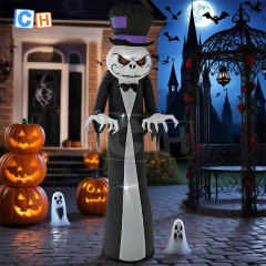 Inflatable Demon Skeleton for Halloween Bar Decoration
