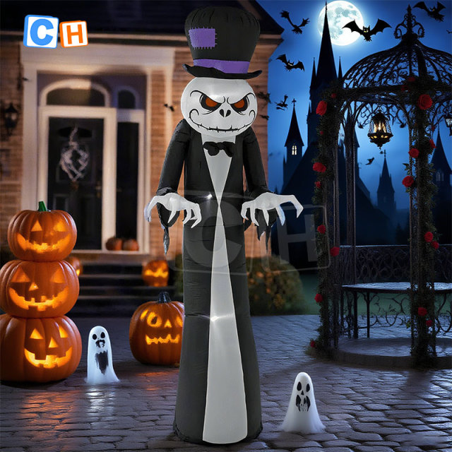 Inflatable Demon Skeleton for Halloween Bar Decoration