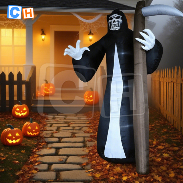 Halloween Inflatable Grim Reaper Decoration