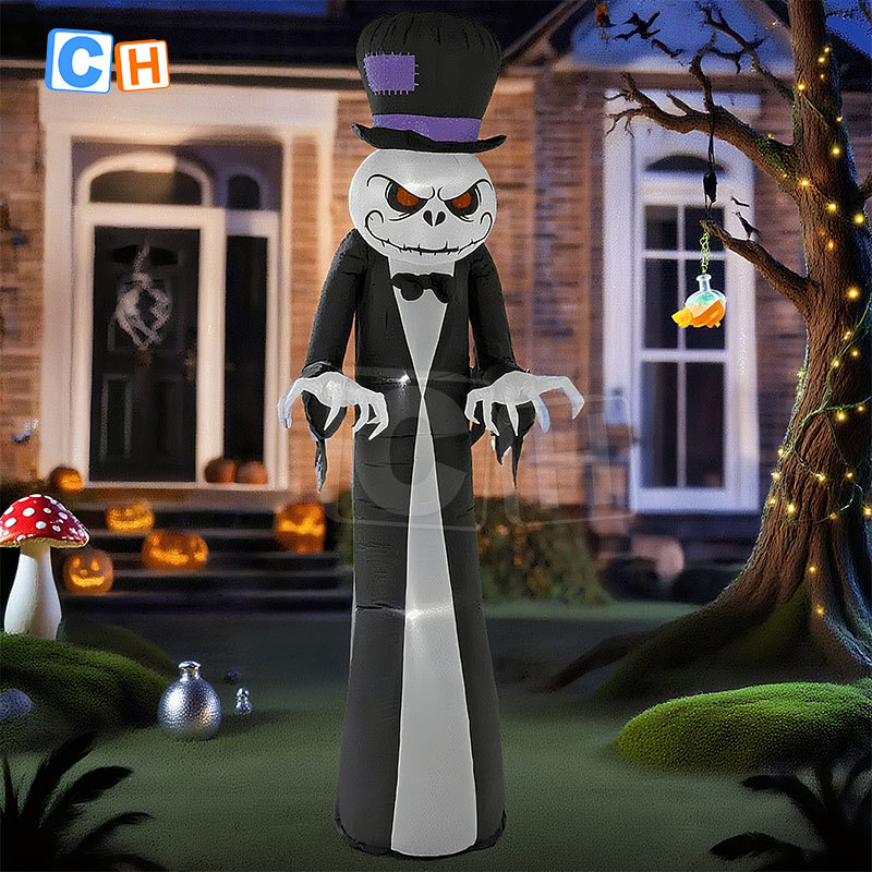 Inflatable Demon Skeleton for Halloween Bar Decoration