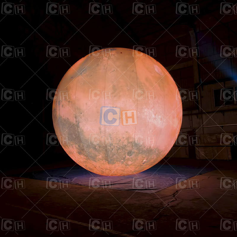 Giant Inflatable Martian Inflatable Planets Mars Balloon for Event Decoration