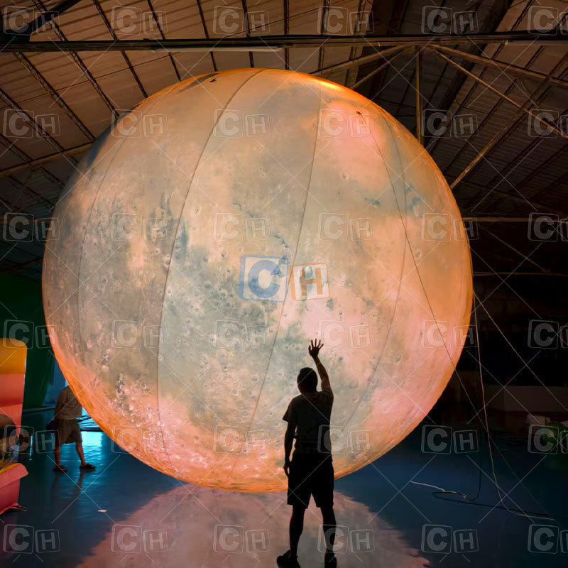 Giant Inflatable Martian Inflatable Planets Mars Balloon for Event Decoration