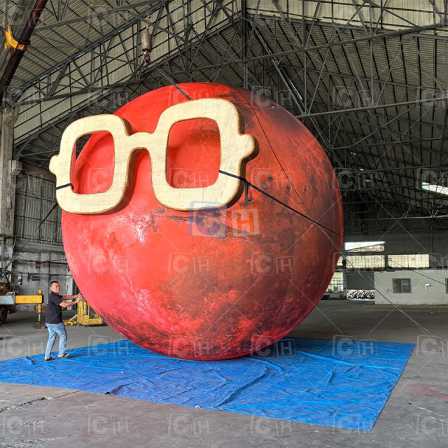 Giant Inflatable Martian Inflatable Planets Mars Balloon for Event Decoration