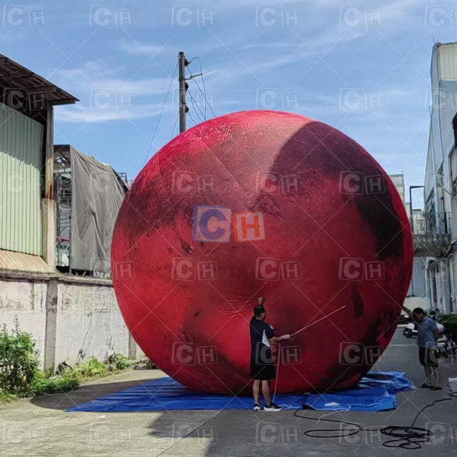 Giant Inflatable Martian Inflatable Planets Mars Balloon for Event Decoration