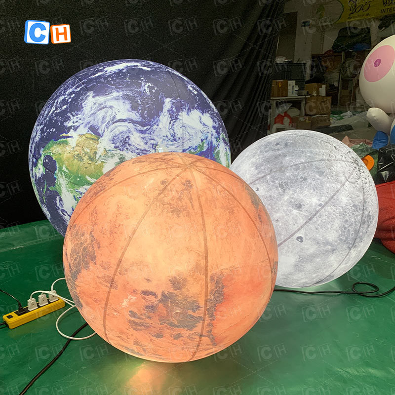 customized inflatable planets ball for event