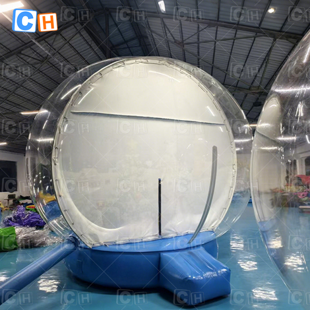 Inflatable Large Inflatable Blue Snow Globe Christmas Tent
