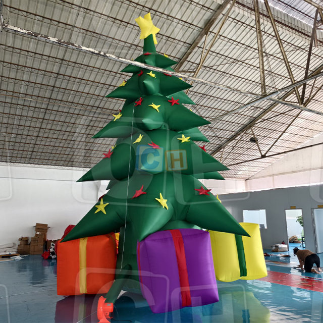 Outdoor Christmas Decorations Inflatable Christmas Tree Balloon