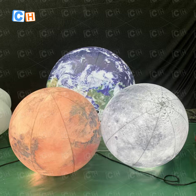 customized inflatable planets ball for event