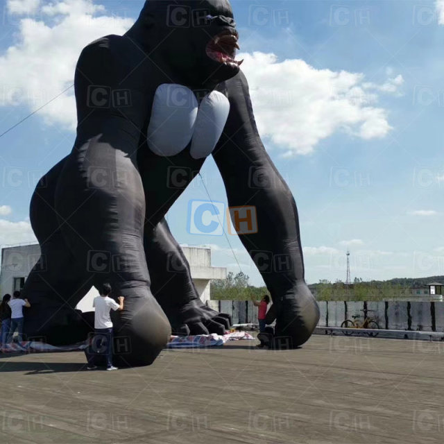 giant inflatable gorilla wild animals inflatable simulation