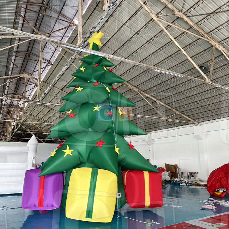 Outdoor Christmas Decorations Inflatable Christmas Tree Balloon