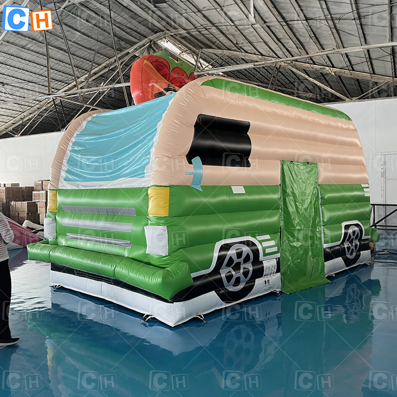 Customized inflatable Apple Pie Food Truck for Carnival Promotion