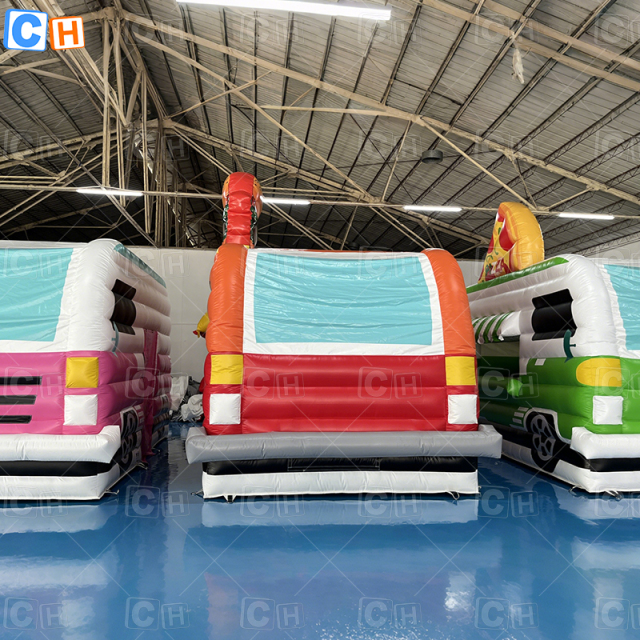 Carnival Hamburger Inflatable Food Truck Shop Booth