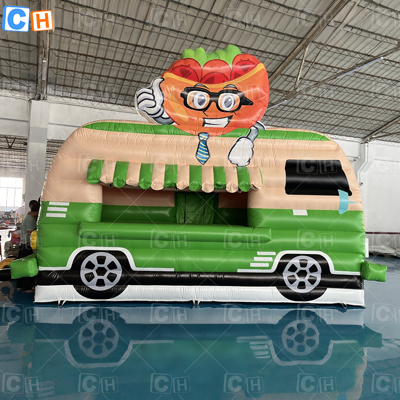 Customized inflatable Apple Pie Food Truck for Carnival Promotion