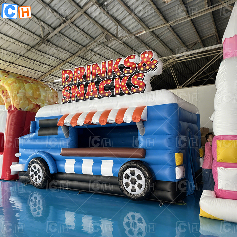 Customized Tent Inflatable Snack Exhibition Booth Truck